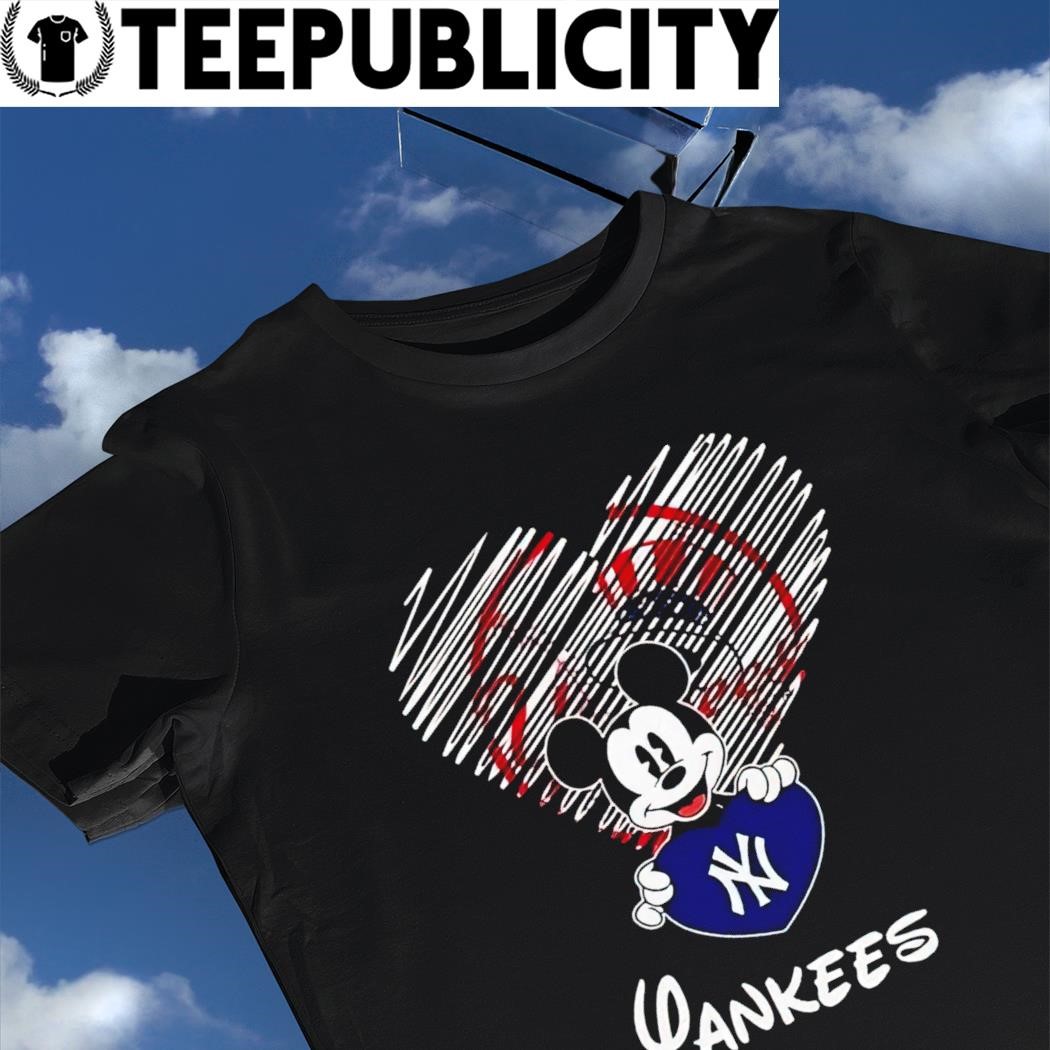 Mickey Mouse love New York Yankees logo 2023 shirt, hoodie