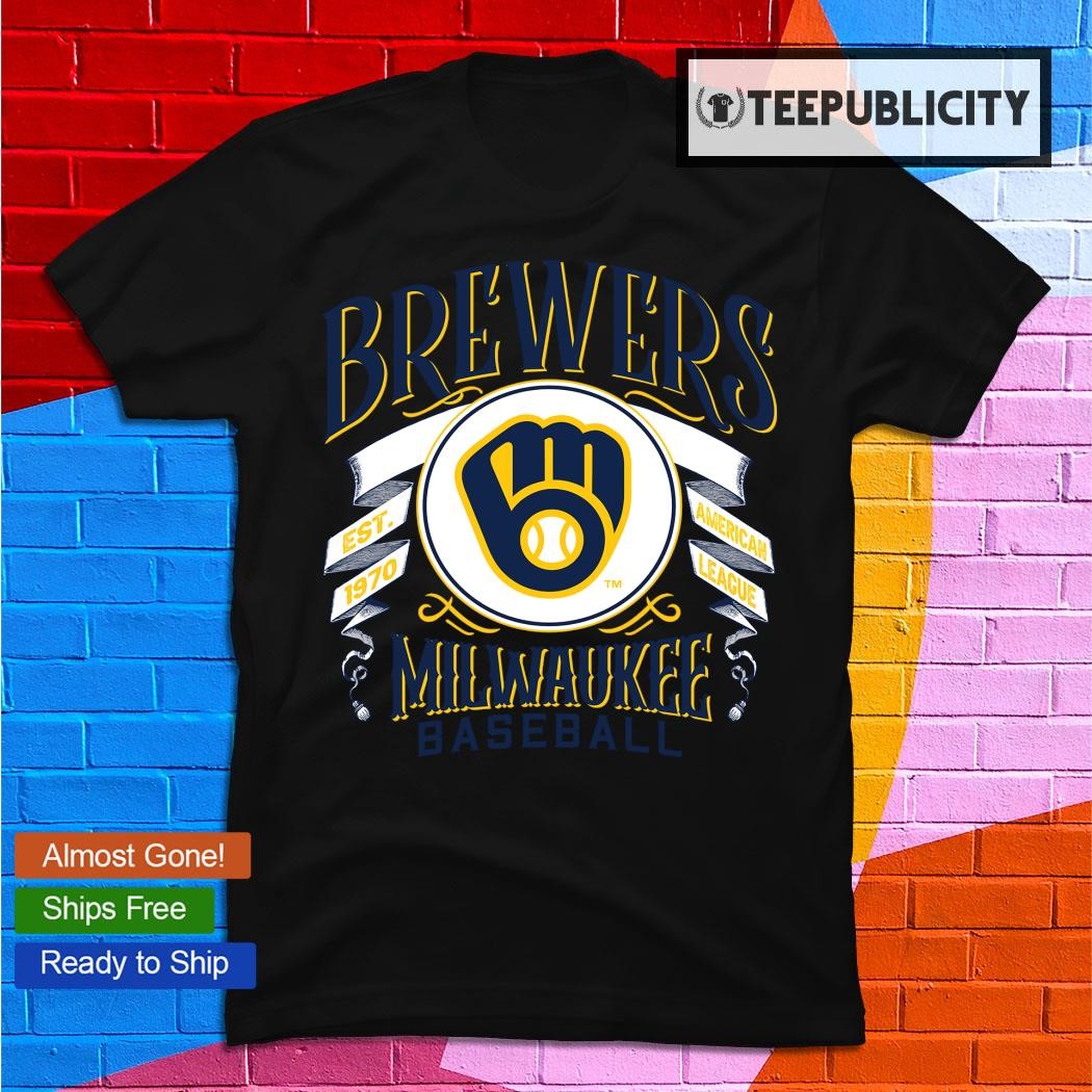 Milwaukee Brewers American League retro logo T-shirt, hoodie