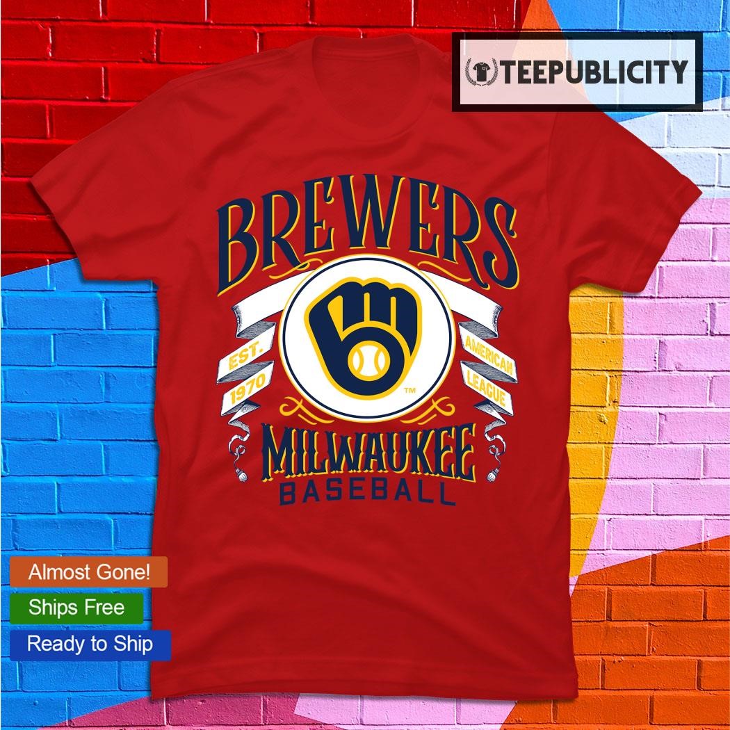 milwaukee brewers t shirts vintage