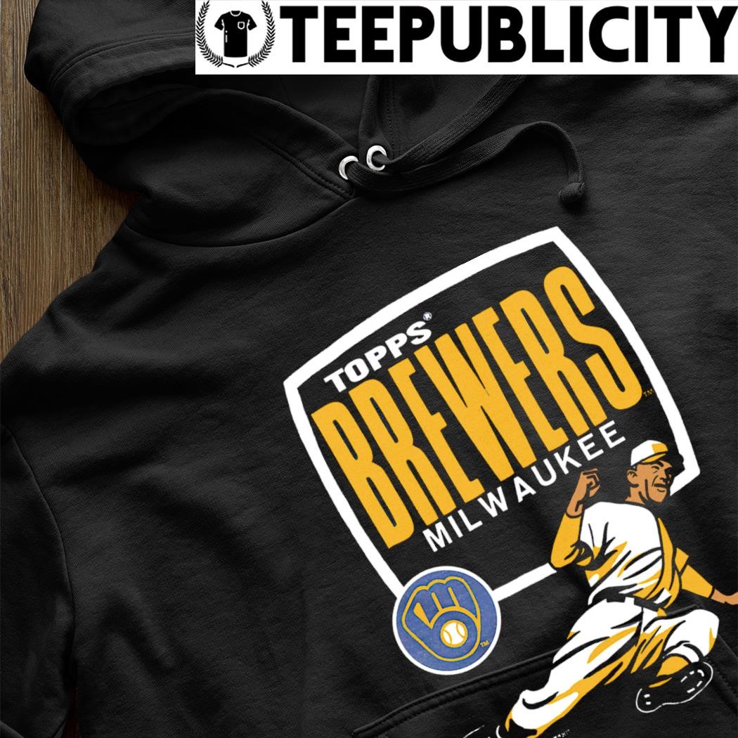 Milwaukee Brewers Topps baseball retro shirt, hoodie, sweater, long sleeve  and tank top