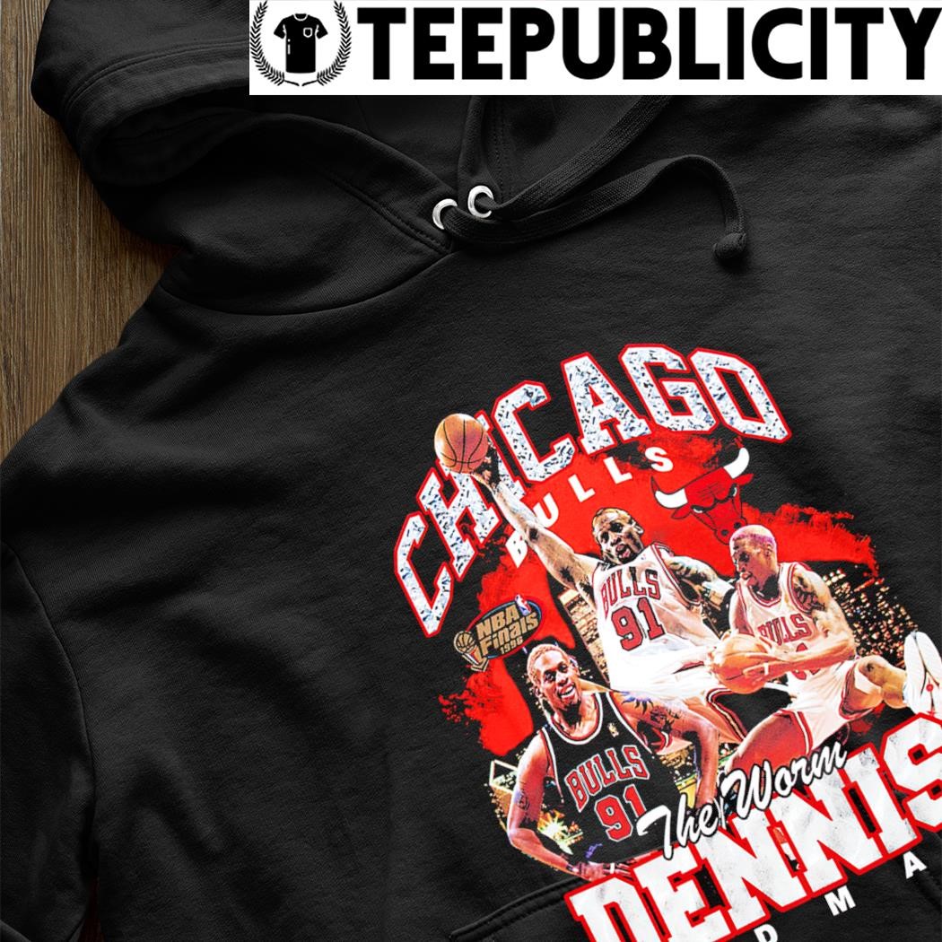 Chicago Bulls NBA 1990s vintage Layered Sleeve Tshirt