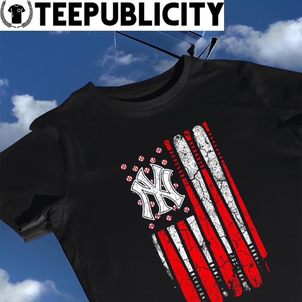 New York Yankees Logo American Flag Shirt