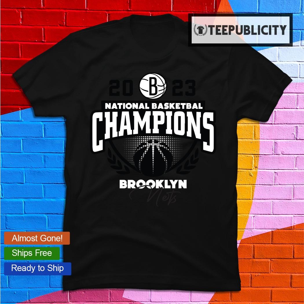 National Basketball Champions Brooklyn Nets 2023 logo T-shirt