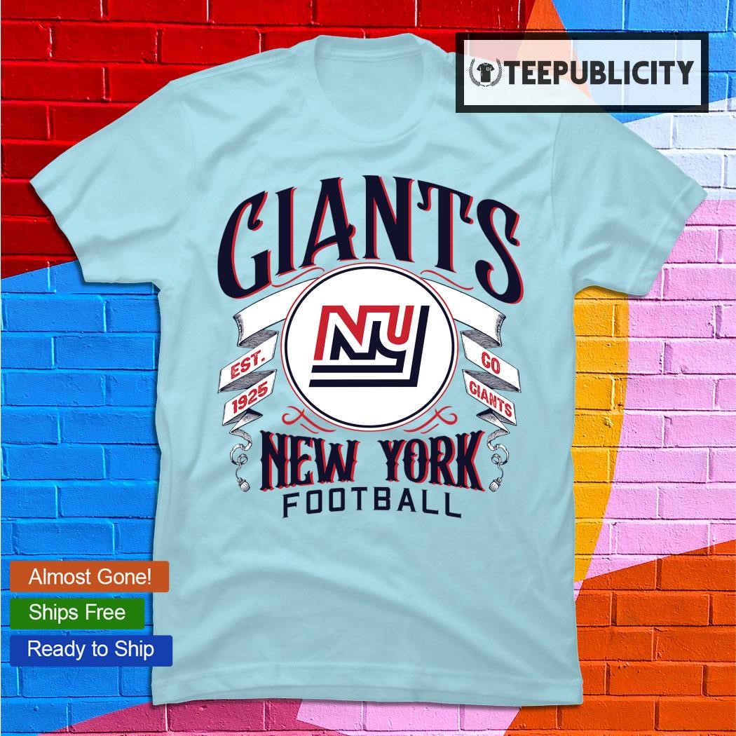New York Giants TShirt, Trendy Vintage Retro Style NFL Unisex