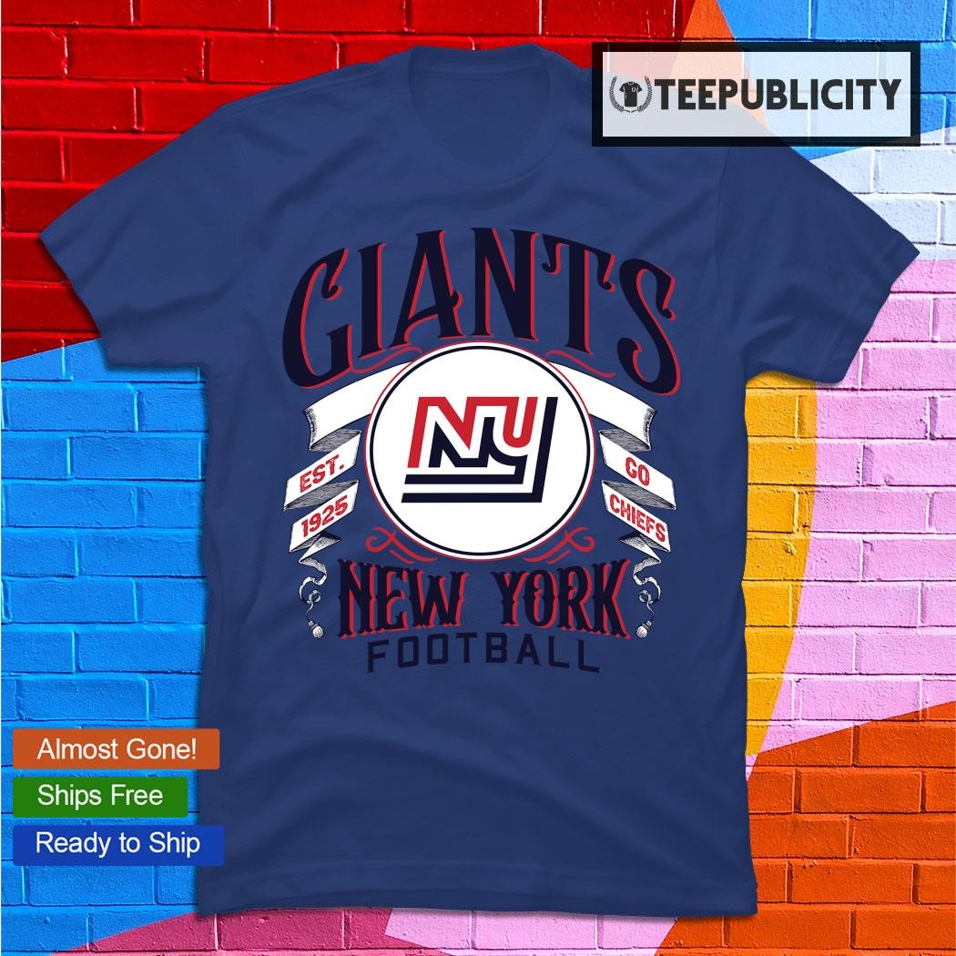 New York Giants 1925 Football NFL Shirt, NY Giants Women's Shirt