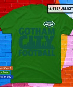 Ny Jets Gotham City Football Logo New York Jets T shirt - Limotees