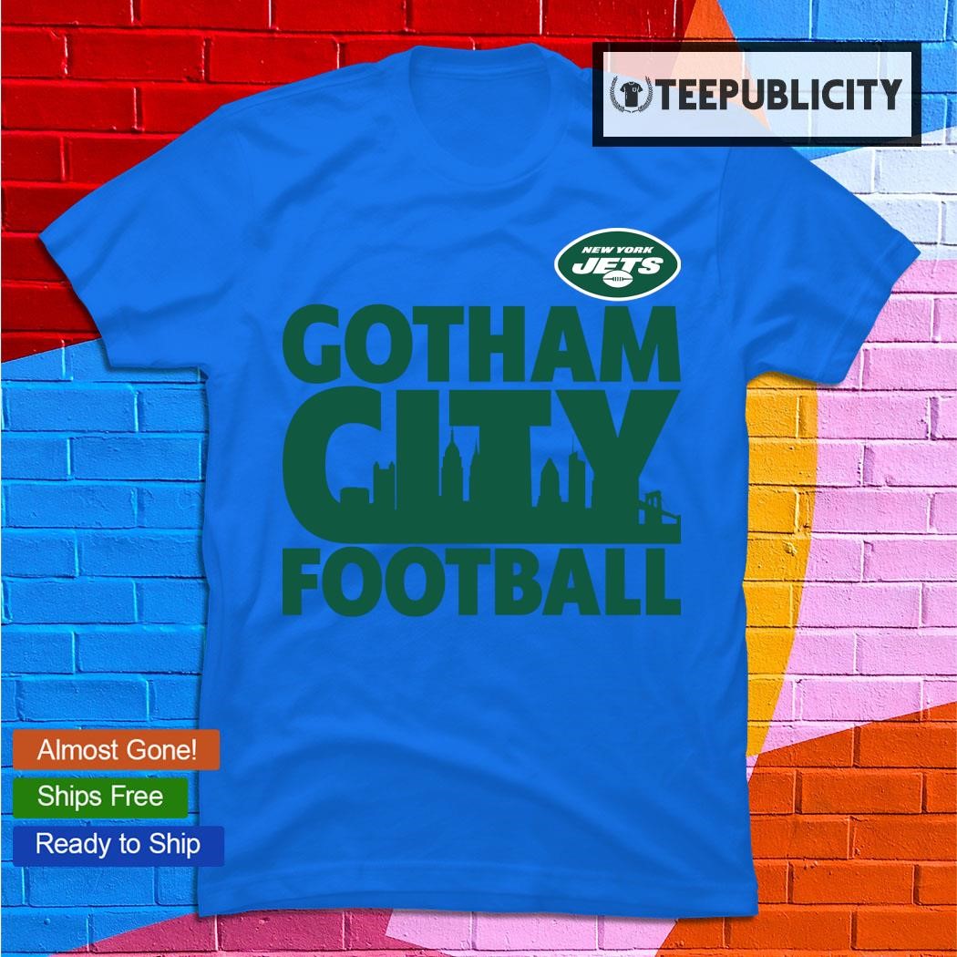 New York Jets Gotham City Football Iconic Hometown Graphic T-Shirt