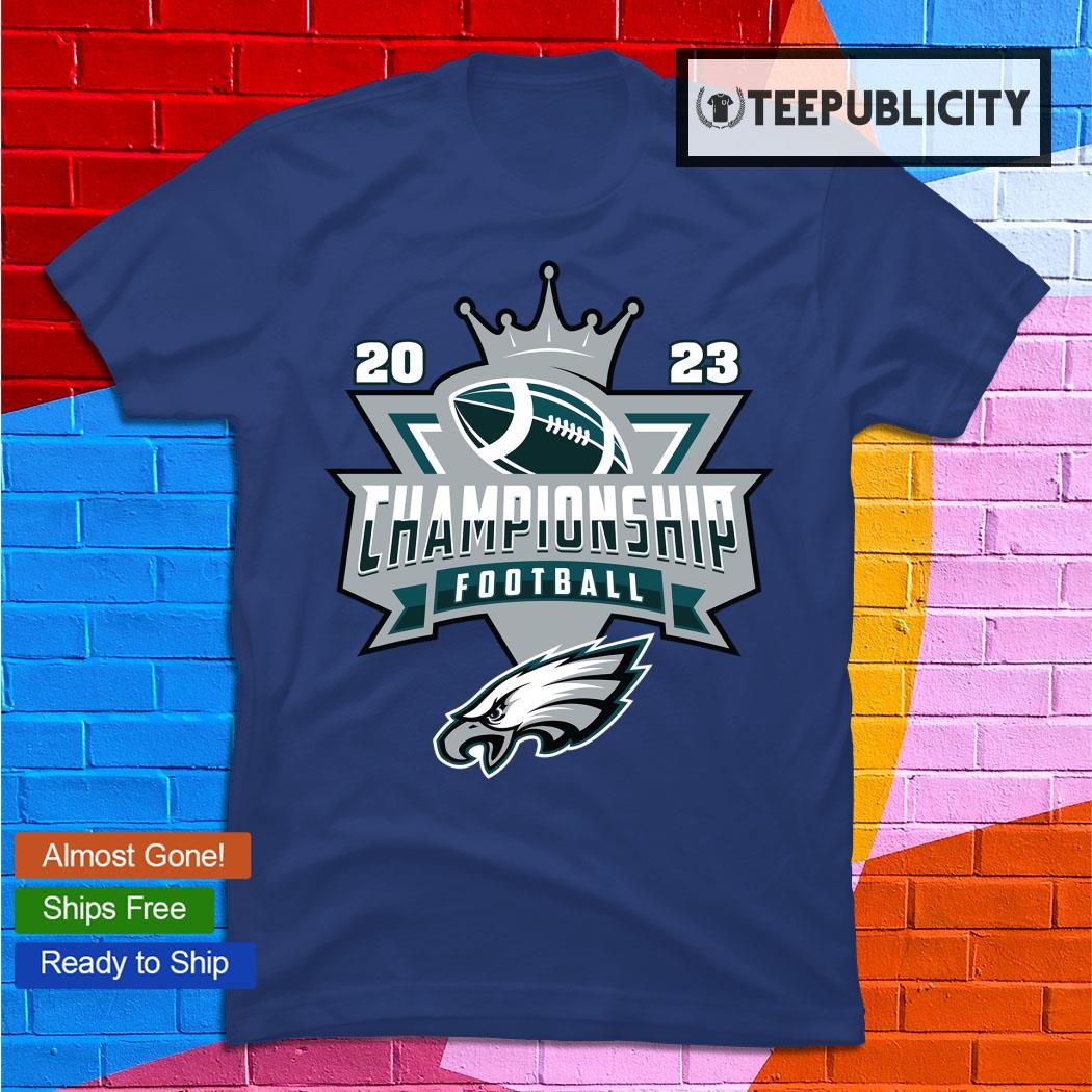 Philadelphia Eagles 2023 Championship Football NFL logo T-shirt