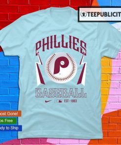 Philadelphia Phillies Baseball T-Shirt Nike Size Large - Tarks Tees