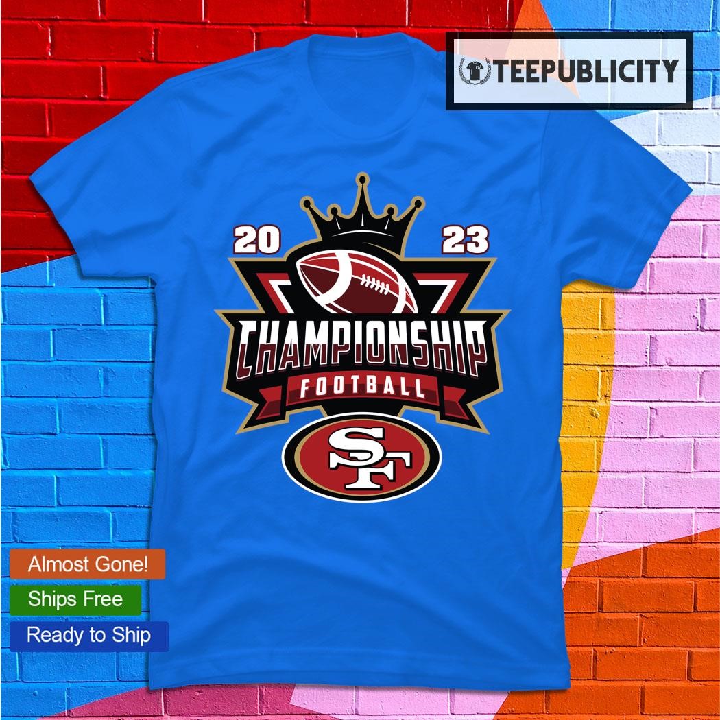 San francisco 49ers helmet nfc championship logo design t-shirt