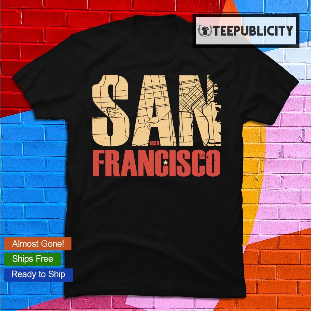 Official san Francisco Giants Map Vintage Shirt, hoodie, sweater, long  sleeve and tank top