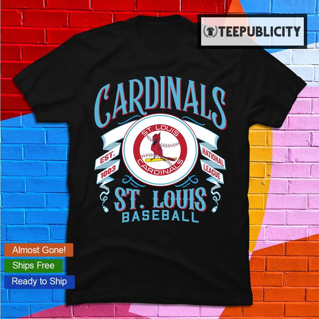 St. Louis Cardinals baseball est. 1883 national league logo shirt, hoodie,  sweater, long sleeve and tank top
