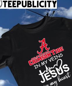 Boston Red Sox Logo 2023 In My Veins Jesus In My Heart Shirt