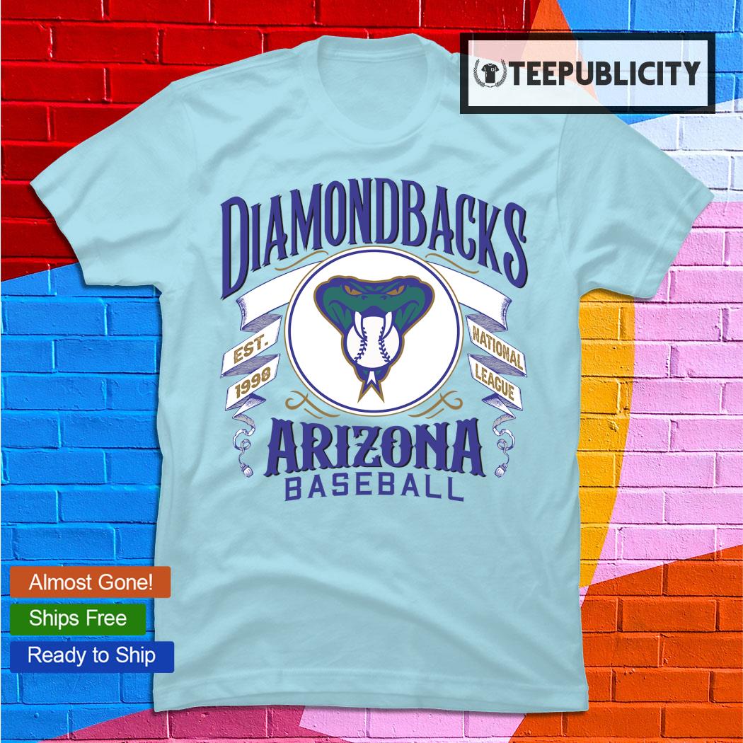 Vintage Arizona Diamondbacks 1998 Purple Teal Jersey Shirt Baseball Made in  USA