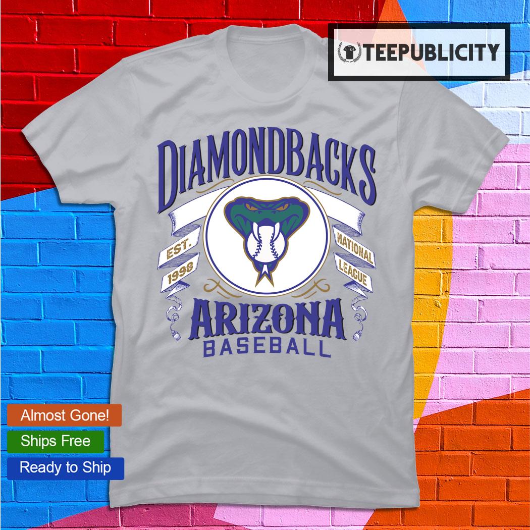 Arizona Diamondbacks Youth V-Neck T-Shirt - White/Red