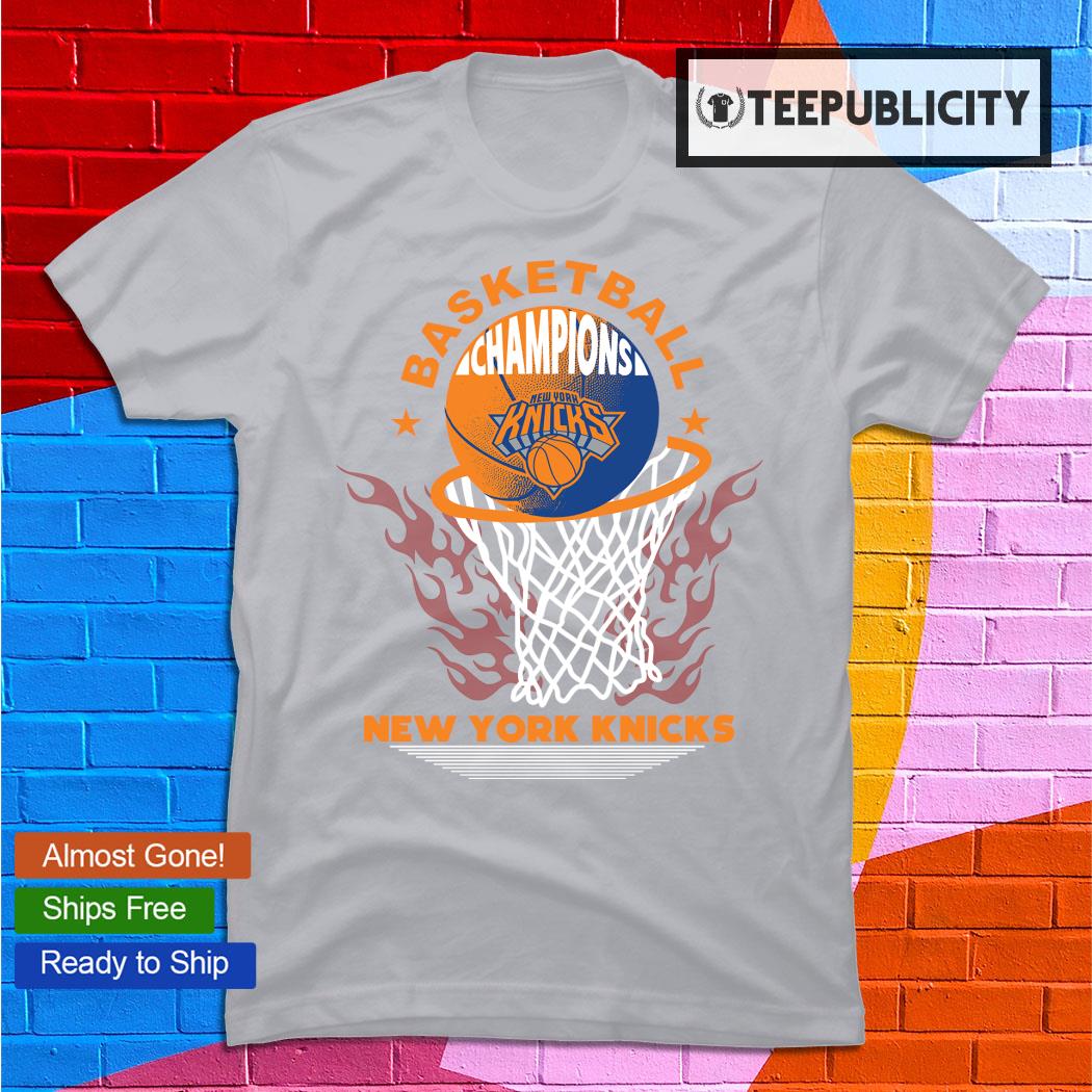 Basketball Champions New York Knicks Fire Ball logo T-shirt, hoodie,  sweater, long sleeve and tank top