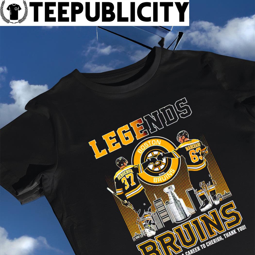 Official boston Bruins legends bergeron and marchand T-shirt