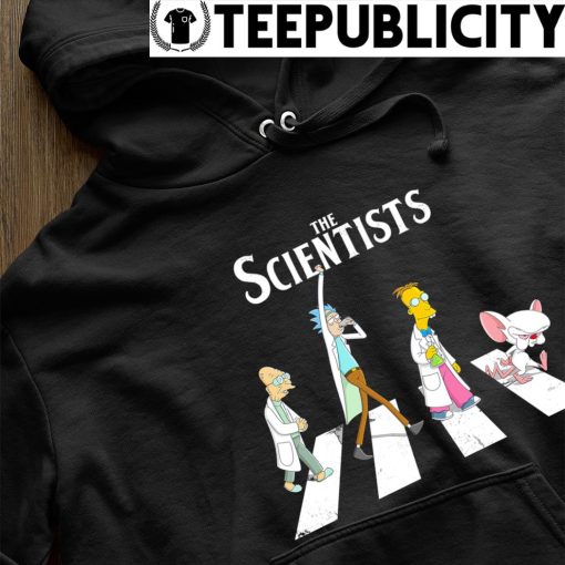 Hubert Farnsworth Rick Sanchez Professor Frink and Brain Abbey Road The Scientists cartoon s hoodie