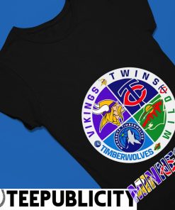 Minnesota Logo Vikings And Twins And Logo wild And Logo Timberwolves Shirt,  hoodie, sweater, long sleeve and tank top
