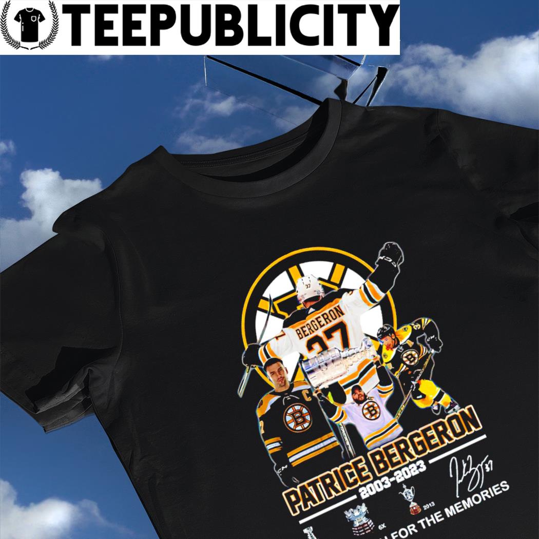 Official patrice Bergeron 2003 2023 Memories T Shirt, hoodie, sweater, long  sleeve and tank top