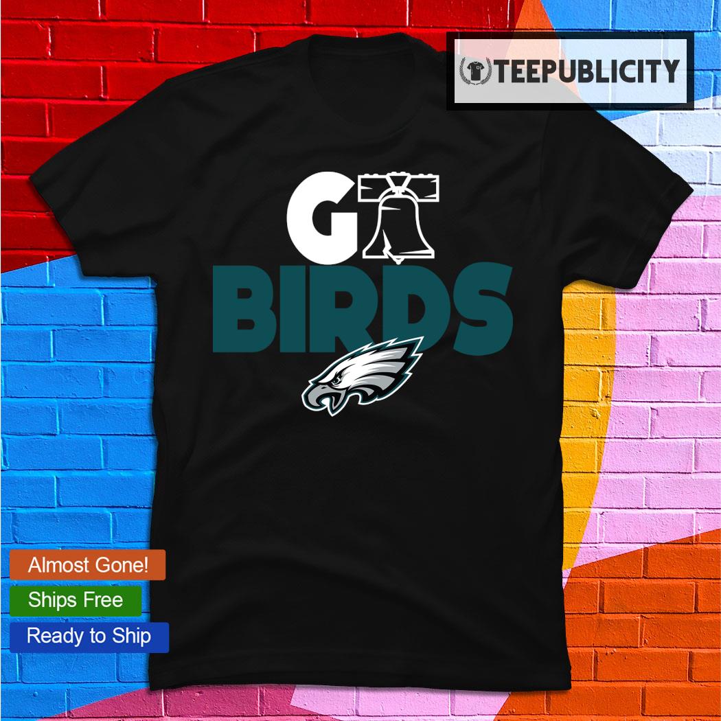 Philadelphia Eagles Go Bird X Philadelphia Phillies logo T-shirt