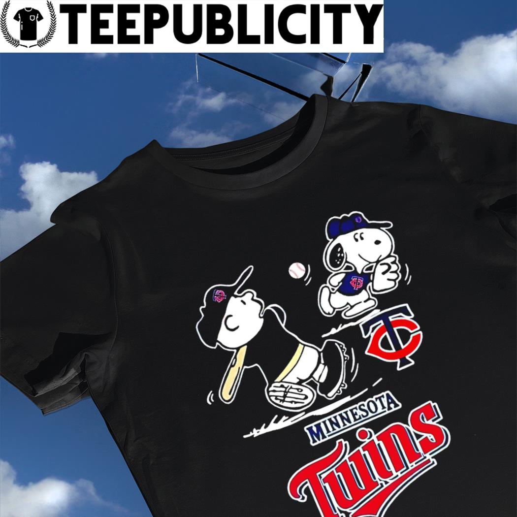 Minnesota Twins Let's Play Baseball Together Snoopy MLB Shirt 