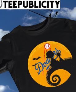Snoopy and Charlie Brown Sit Under Moon Los Angeles Dodgers Halloween 2023  T-shirt, hoodie, sweater, long sleeve and tank top