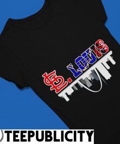 St. louis cardinals st. louis city sc st. louis blues ripping tearing  through logo batman Shirt