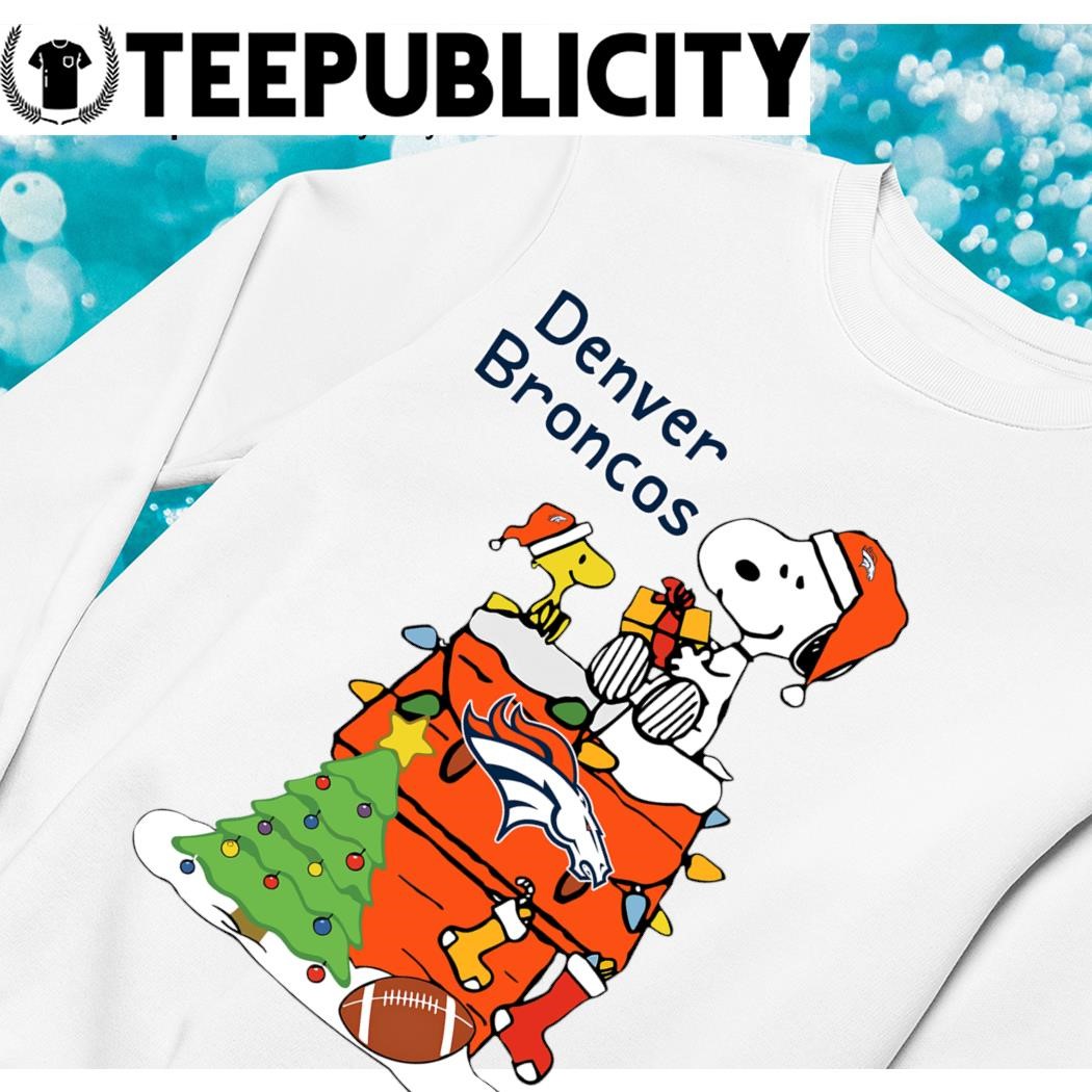 Denver Broncos Christmas Snoopy and Woodstock 2023 T-shirt, hoodie