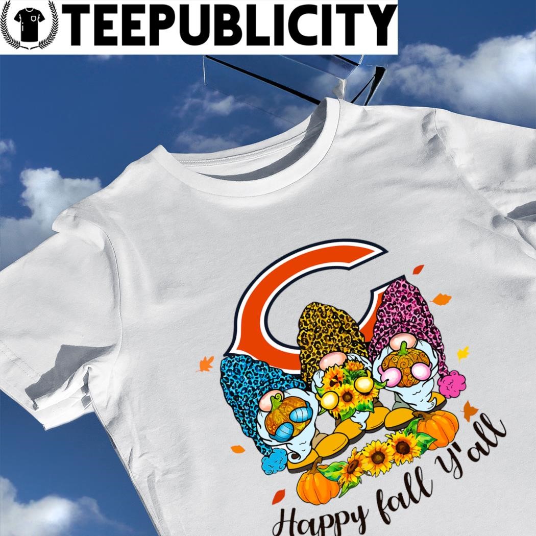 Happy Fall Y'all Chicago Bears 2023 T-shirt, hoodie, sweater, long sleeve  and tank top