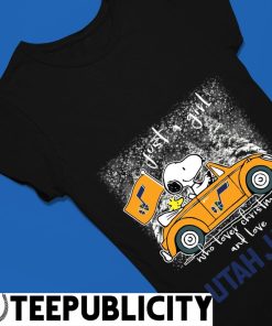 Official snoopy And Woodstock Just A Girl Who Lover Christmas And Love Utah  Jazz Shirt, hoodie, sweater, long sleeve and tank top