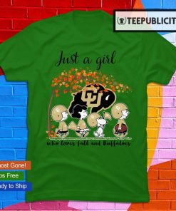 The Peanuts Just A Girl Who Loves Fall Colorado Rockies Shirt - Shibtee  Clothing