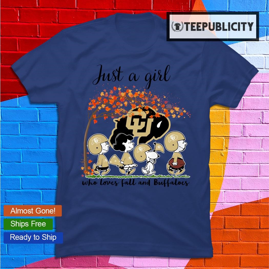 The Peanuts Just A Girl Who Loves Fall Colorado Rockies Shirt -  Reallgraphics