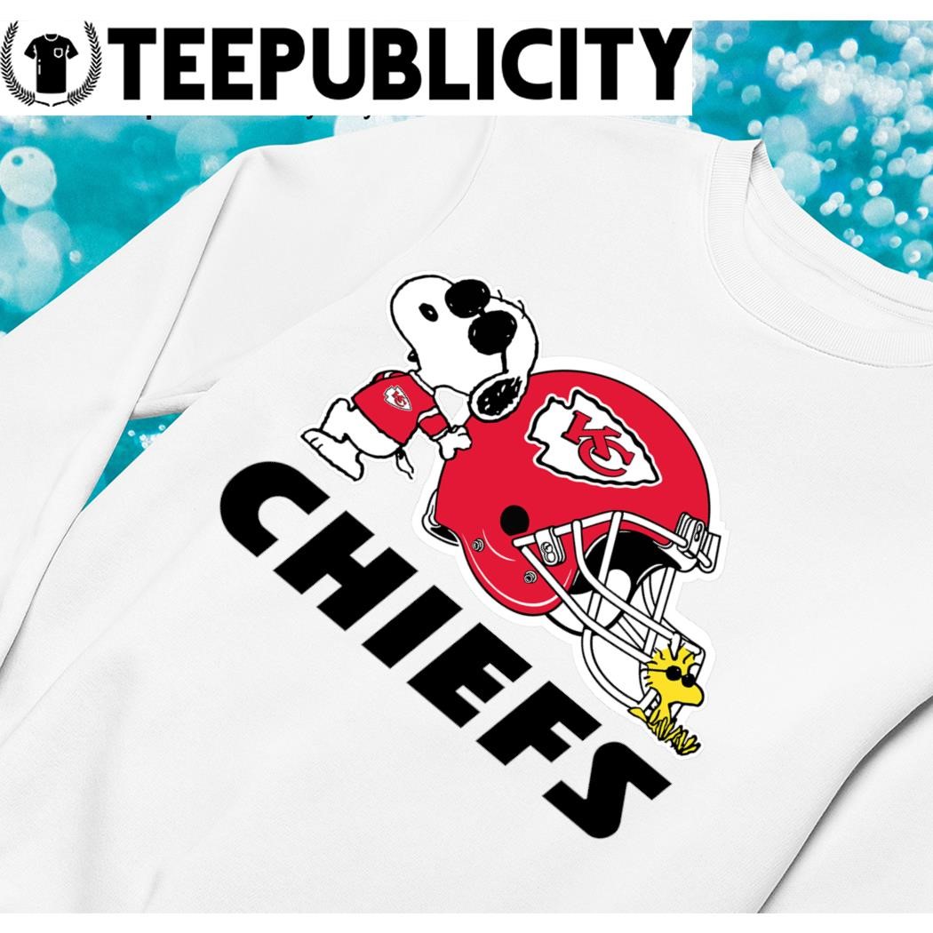 Kansas City Chiefs Snoopy And Woodstock helmet 2023 T-shirt, hoodie,  sweater, long sleeve and tank top
