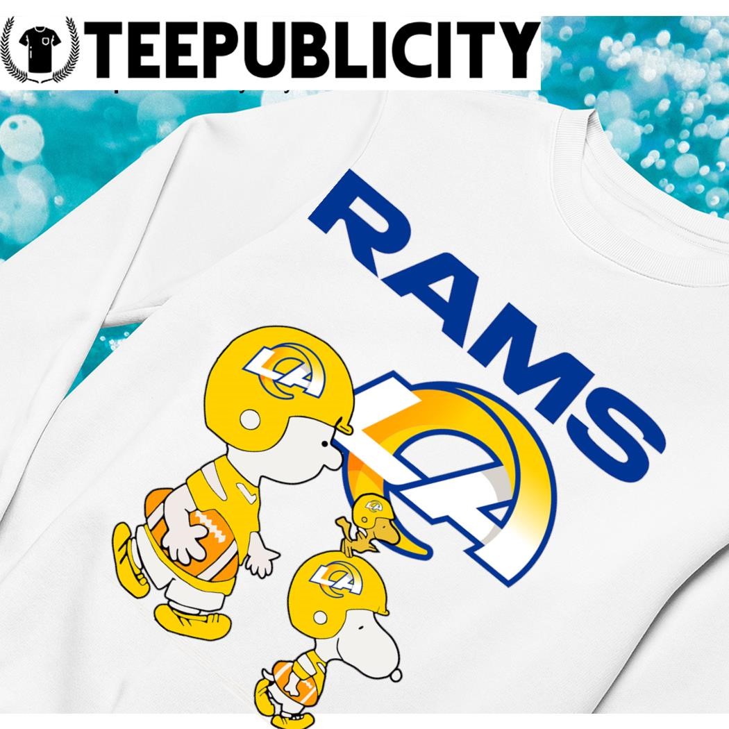 Los Angeles Rams Snoopy and Charlie Brown with Woodstock cartoon T-shirt,  hoodie, sweater, long sleeve and tank top