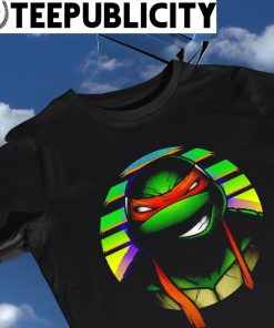 TMNT Michelangelo Face Tee Shirt Green Cotton Orange Mask Graphic Teenage  Mutant Ninja Turtles Vintage 2000s T Shirt Adult M Size 