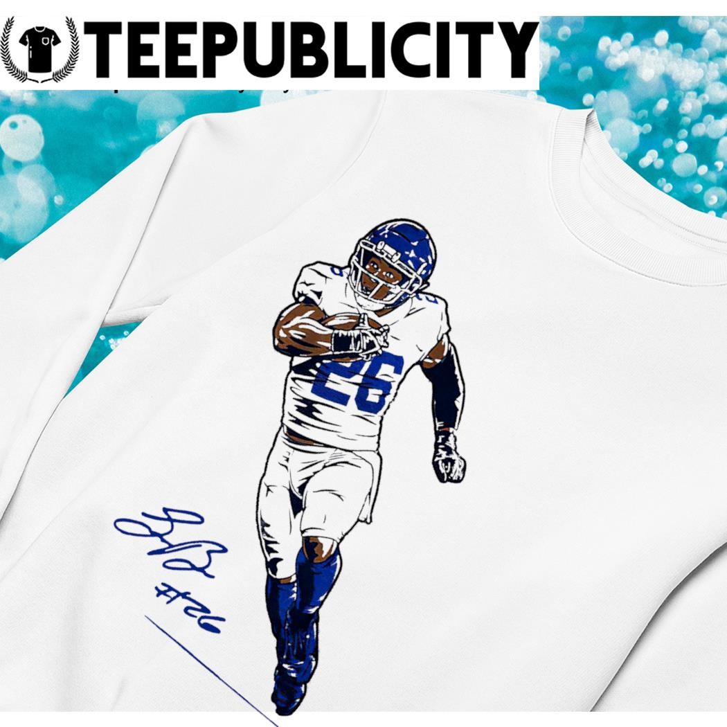 Saquon Barkley New York Giants Superstar Pose signature 2023 shirt, hoodie,  sweater, long sleeve and tank top