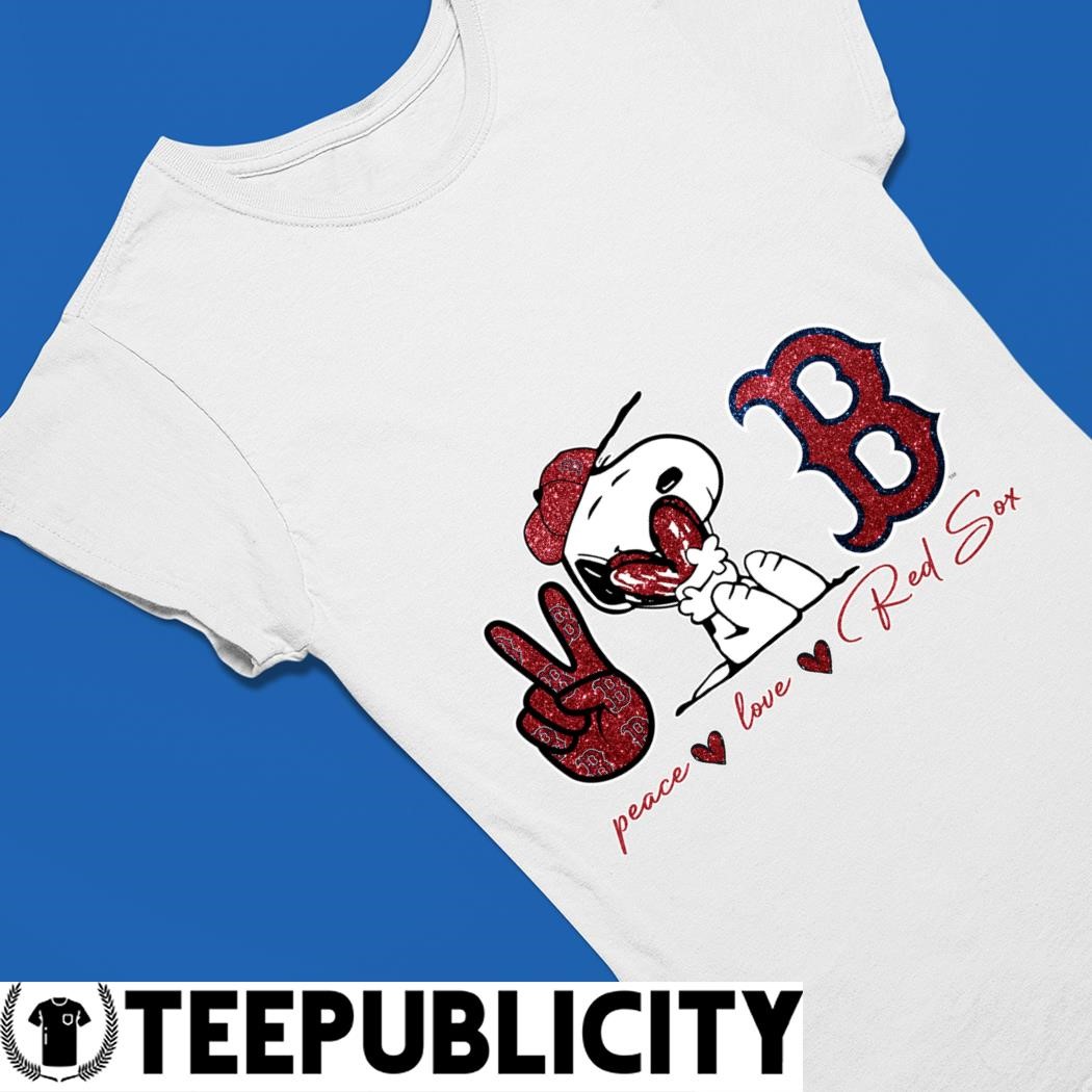 Snoopy Boston Red Sox Peace Love Red Sox shirt, hoodie, sweater, long  sleeve and tank top