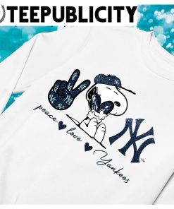 Snoopy Peace Love New York Yankees Shirt, hoodie, sweater, long sleeve and  tank top