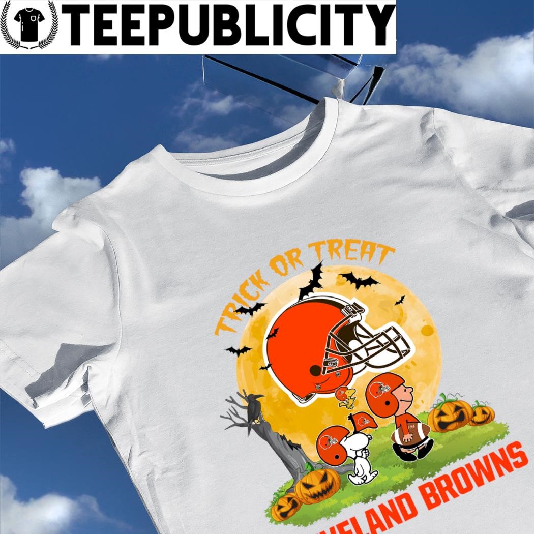 Snoopy Trick Or Treat Halloween Cleveland Browns 2023 T-shirt, hoodie,  sweater, long sleeve and tank top