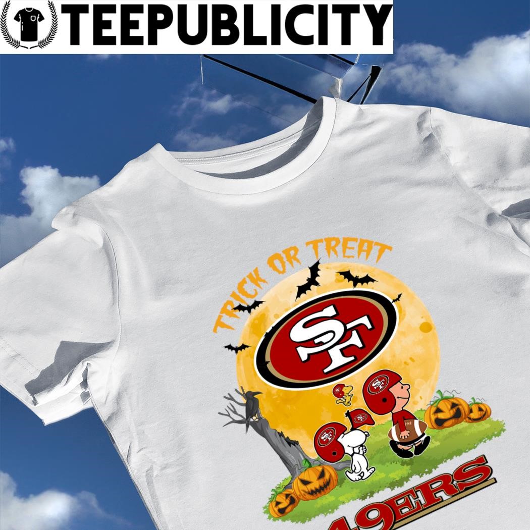 Snoopy Trick Or Treat Halloween San Francisco 49ers 2023 T-shirt