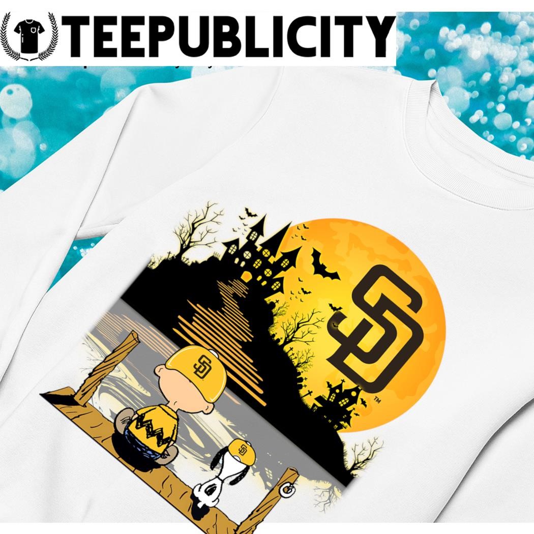 Peanuts Charlie Brown And Snoopy Playing Baseball San Diego Padres T-shirt,  hoodie, sweater, long sleeve and tank top