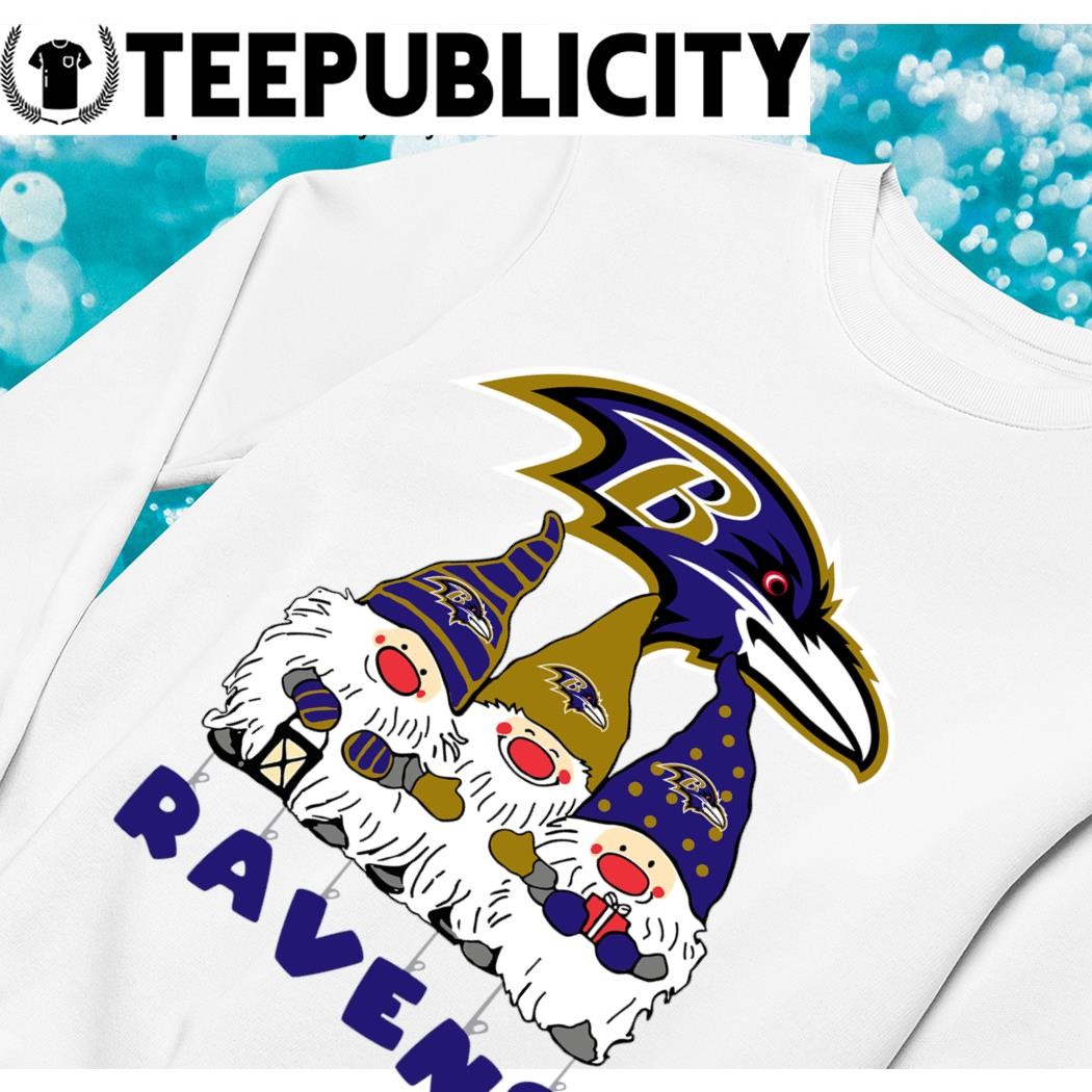 The Gnomes Baltimore Ravens Christmas 2023 T-shirt, hoodie, sweater, long  sleeve and tank top