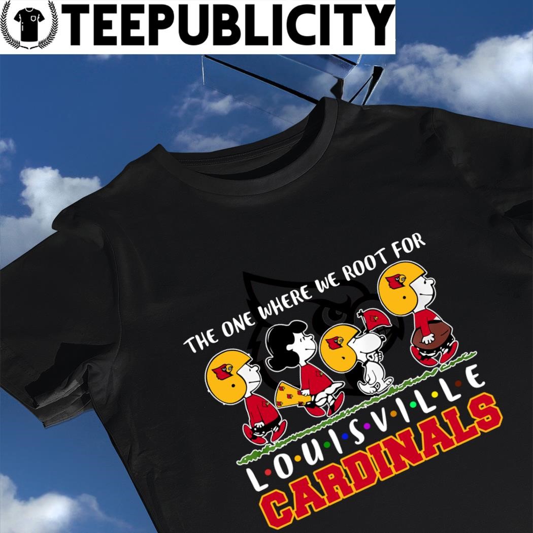 Peanuts The One Where We Root For Louisville Cardinals shirt - Dalatshirt