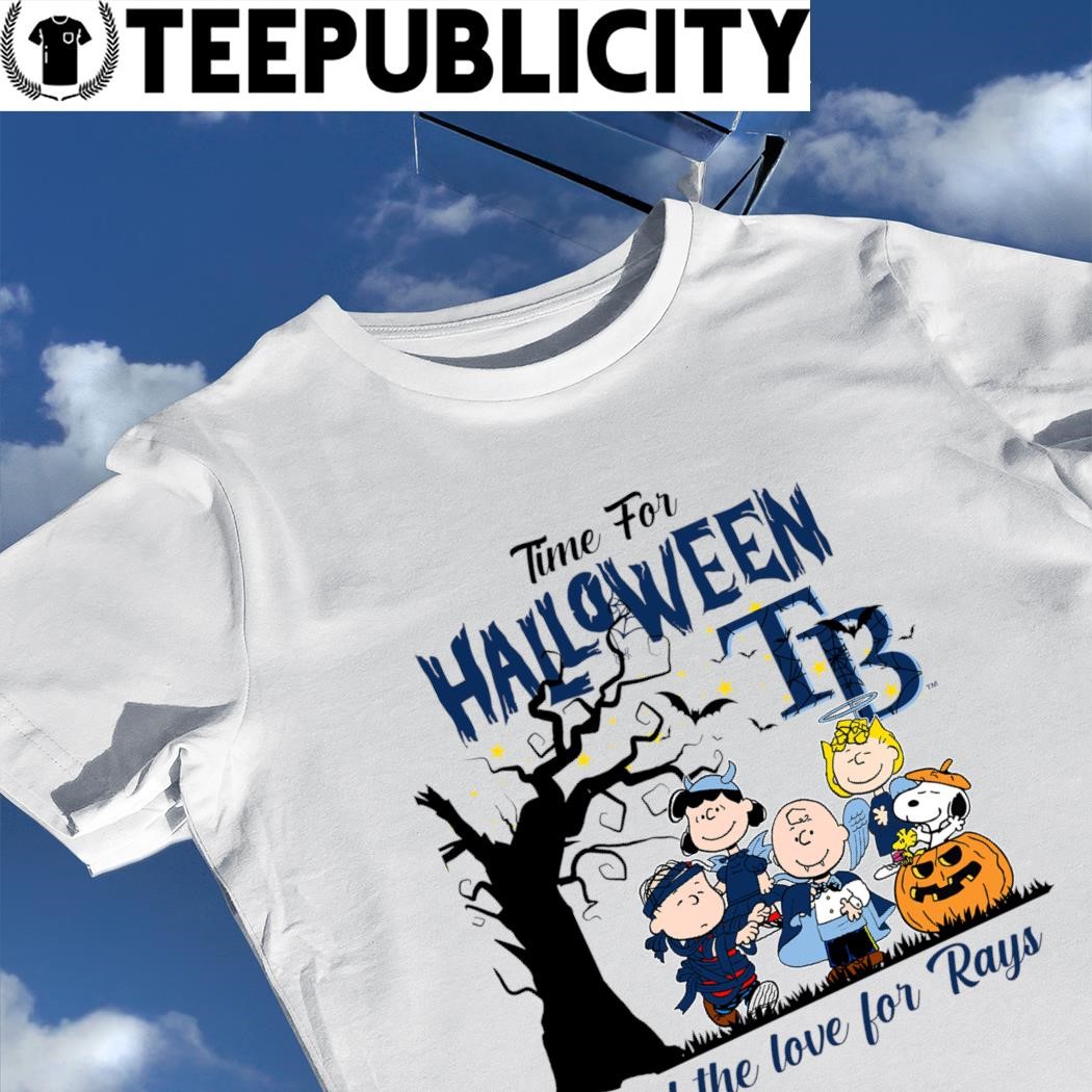 Tampa Bay Rays Time For Halloween And The Love For Rays Shirt