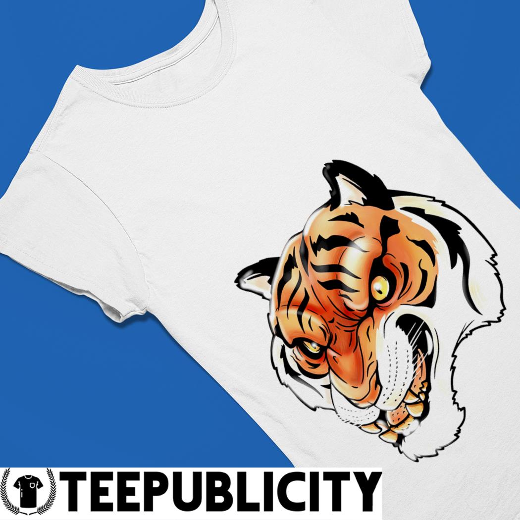 Tiger Art T-shirt Women's -SmartPrintsInk Designs