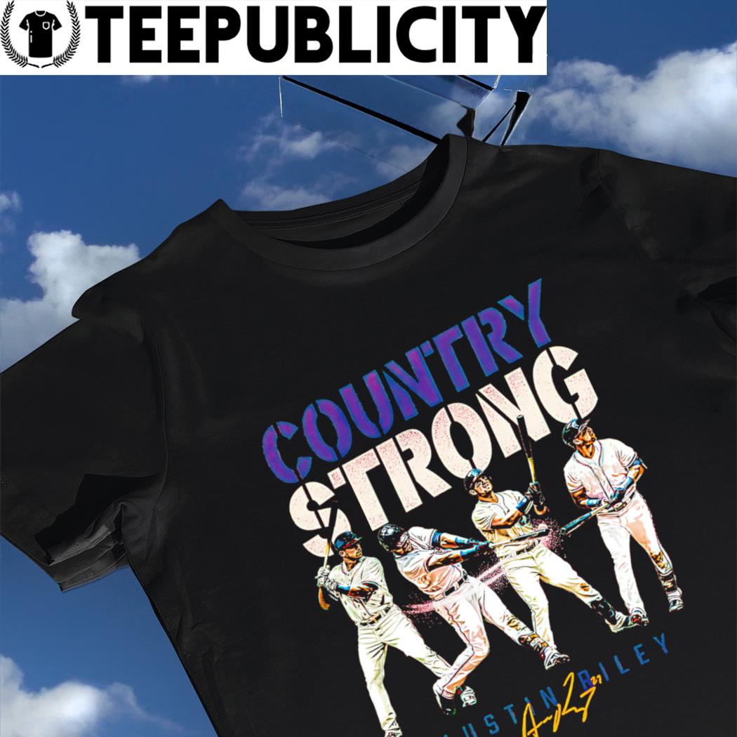 Austin Riley Atlanta Braves Country Strong signature 2023 shirt