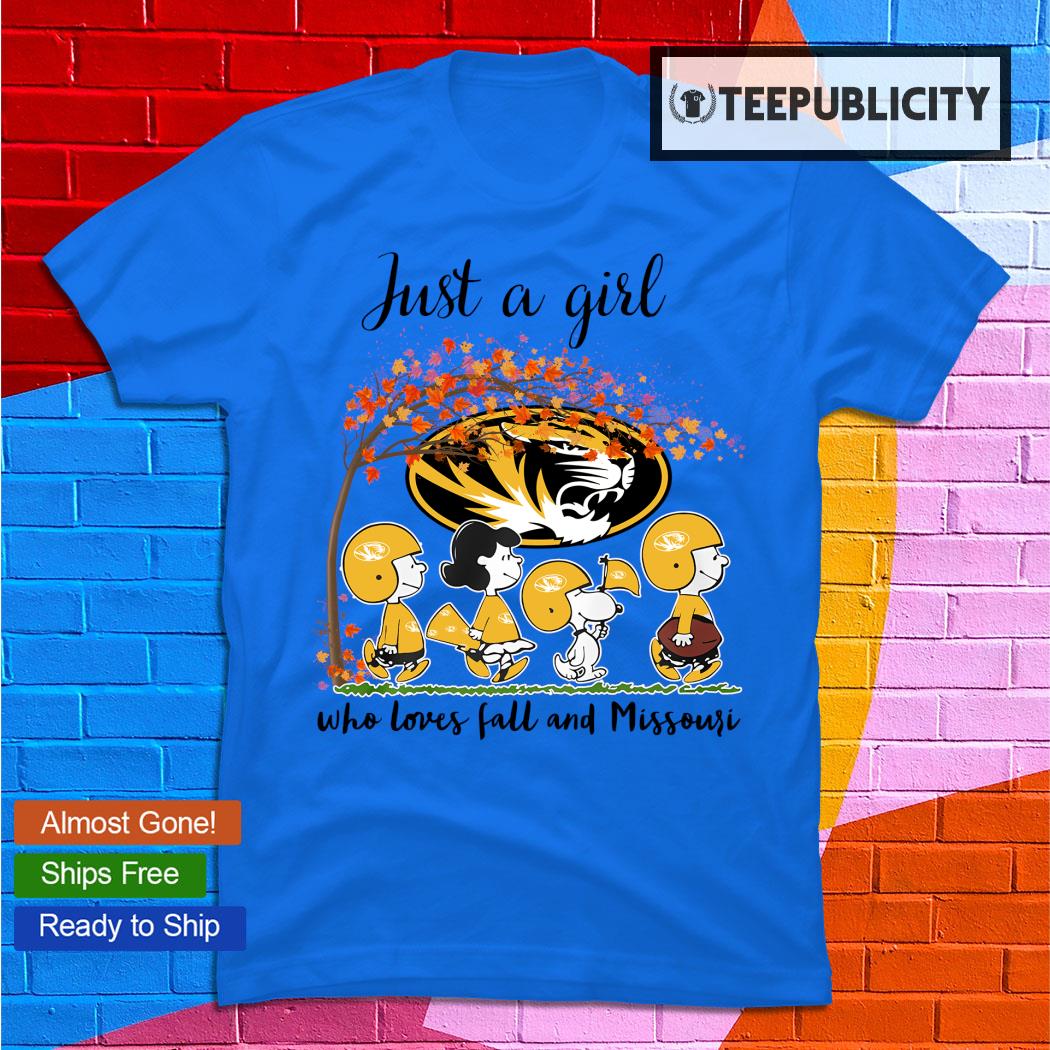 The Peanuts Just A Girl Who Loves Fall Kansas City Royals Shirt