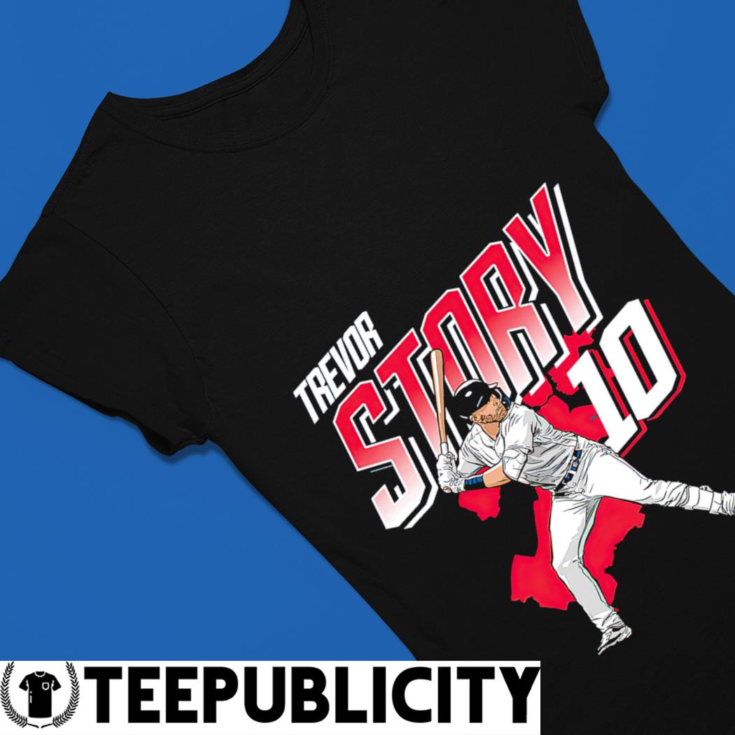 Boston Red Sox #10 Trevor Story City Map T-shirt,Sweater, Hoodie