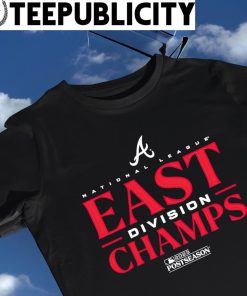 Atlanta Braves 2023 National League East Division Chamops 2023 Postseason  locker room shirt, hoodie, sweater, long sleeve and tank top